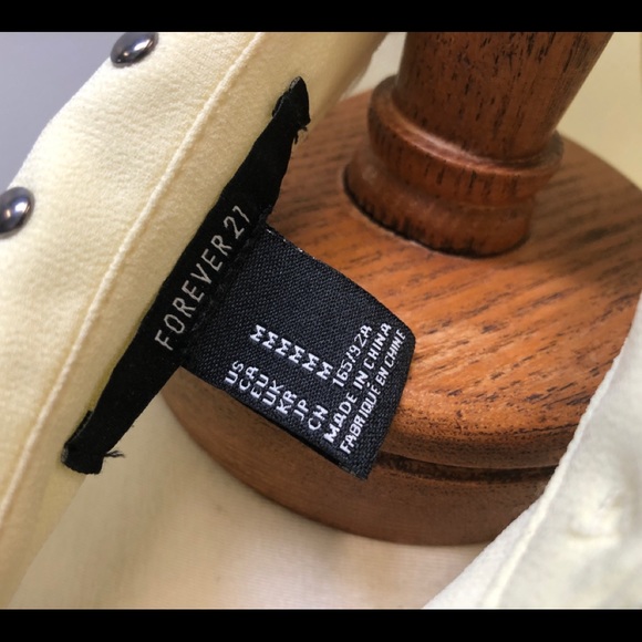 Yellow Sheer Studded Blouse - Picture 7 of 7